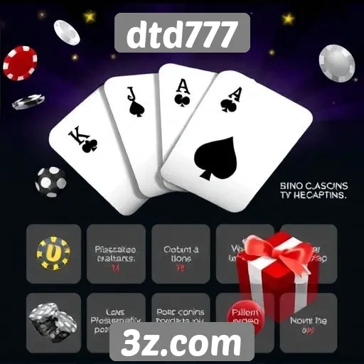 Recursos e bônus exclusivos no site dtd777