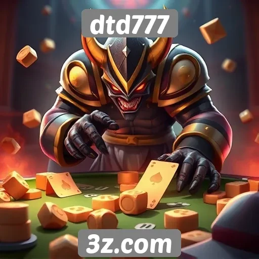 Experiência de jogo imersiva no site dtd777